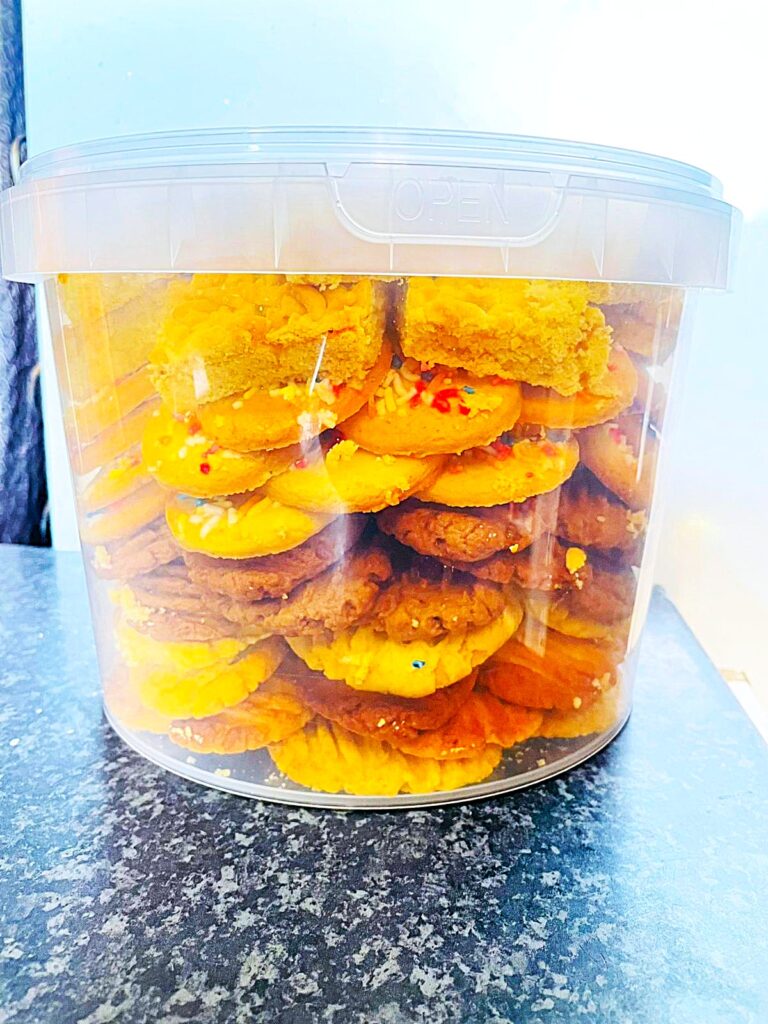 family basket good times cookies